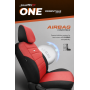 Комплект Тапицерия SelectedFit One Design by OTOM текстил – Черно-Червена, за Предни и Задни Седалки Комплект Тапицерия SelectedFit One Design by OTOM текстил – Черно-Червена, за Предни и Задни Седалки