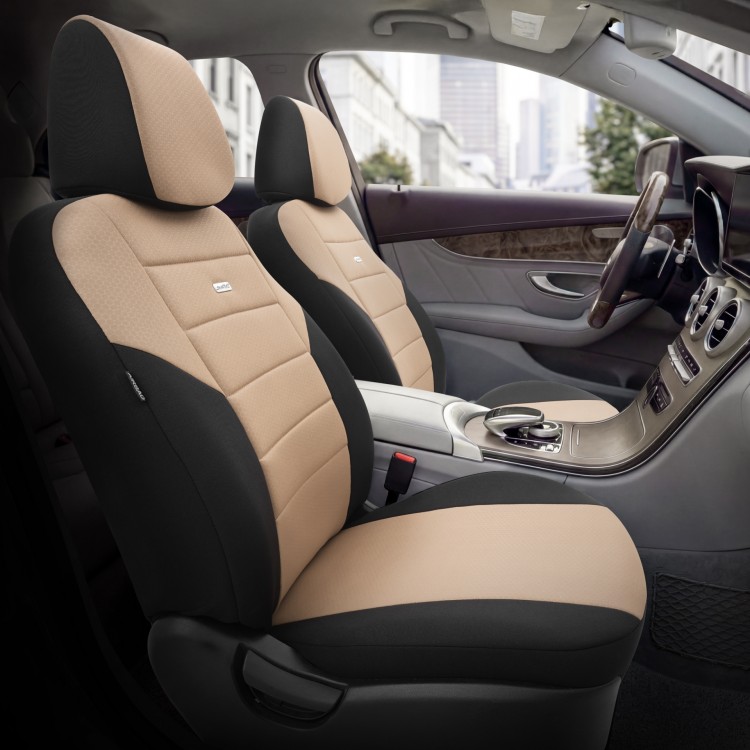 Комплект Тапицерия SelectedFit One Design by OTOM текстил – Черно-Бежова, за Предни и Задни Седалки Комплект Тапицерия SelectedFit One Design by OTOM текстил – Черно-Бежова, за Предни и Задни Седалки