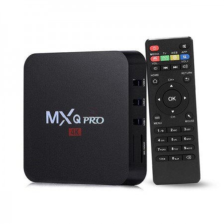 Тв бокс MXQ PRO с 1GB RAM, 8GВ ROM, WiFi, 4K + телевизии и филми Тв бокс MXQ PRO с 1GB RAM, 8GВ ROM, WiFi, 4K + телевизии и филми