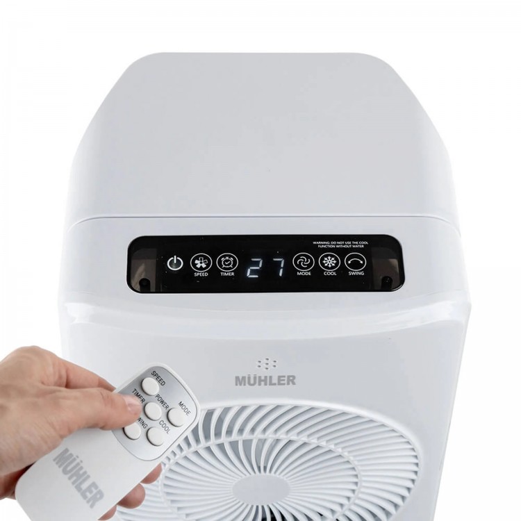 Мобилен охладител MUHLER MC-5055RC, 65W, 4 л, диг. упр-е Мобилен охладител MUHLER MC-5055RC, 65W, 4 л, диг. упр-е