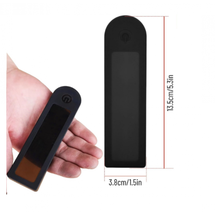 Силиконов протектор за дисплея на електрическа тротинетка Xiaomi Mijia M365/M365 PRO Mi 1S – Черен Силиконов протектор за дисплея на електрическа тротинетка Xiaomi Mijia M365/M365 PRO Mi 1S – Черен