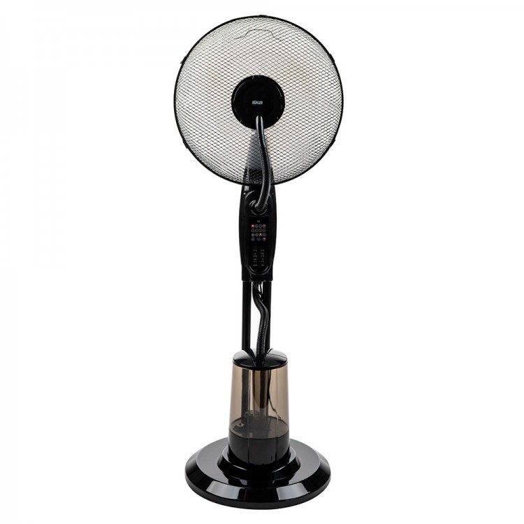 Вентилатор с водна мъгла 16'' Muhler MF-1609RC, 75W, LED, дистанционно