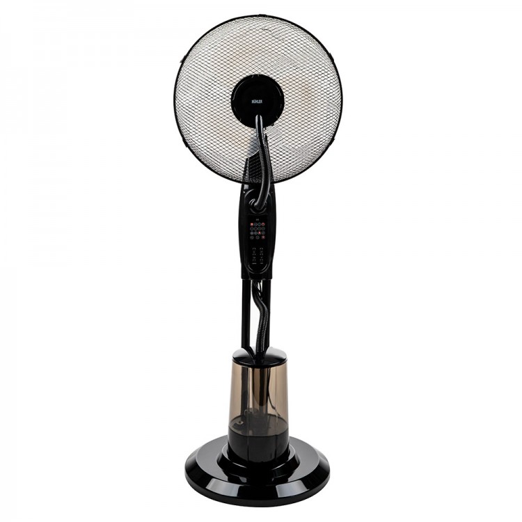 Вентилатор с водна мъгла 16'' Muhler MF-1609RC, 75W, LED, дистанционно