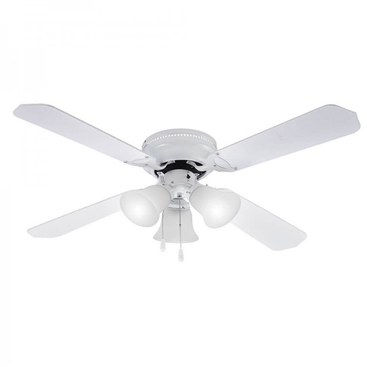 Вентилатор таванен 42'' Muhler MCF-4262W N, 55W, осветление - 1бр крушки, MDF